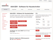 Tablet Screenshot of aaaedv.ch